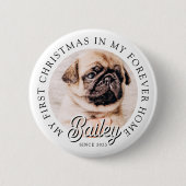 ペットズマイ初めてのクリスマスインフォーエバーホームモダン 缶バッジ (正面)