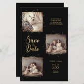 ペットチーモダンプ書道3フォト婚約  (正面/裏面)