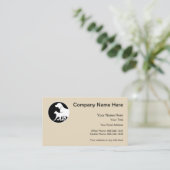 ペットテーマのマット 名刺 (スタンド正面)