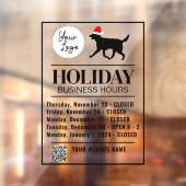 ペットデイサービスビジネスアワーズホリデイテンプレート ウィンドウサイン (シート2)