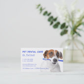 ペットデンタルケア獣医歯科 名刺 (スタンド正面)