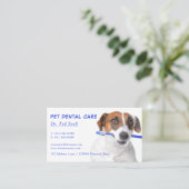 ペットデンタルケア獣医歯科 名刺 (スタンド正面)