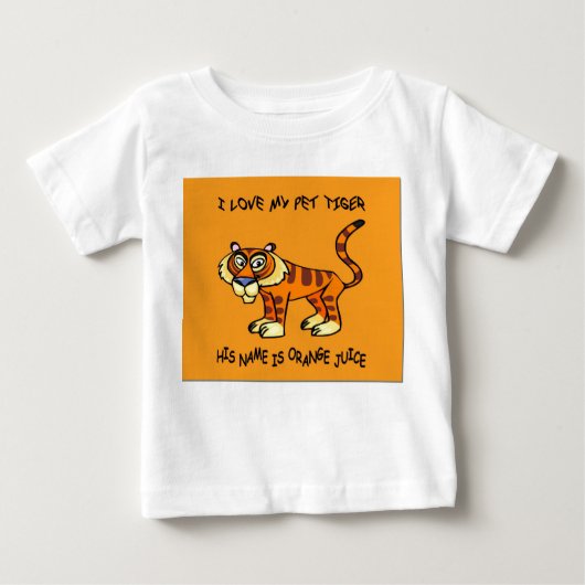 ペットトラの幼児の素晴らしいジャージーのTシャツ ベビーTシャツ (正面)