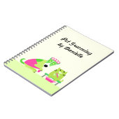 ペットトリマーのビジネス ノートブック (左側)