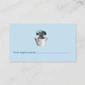 ペットトリマーアポイントメント名刺 名刺 (裏面)