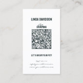 ペットトリマーサロンベディ気にントンテリアポートレート 名刺 (裏面)