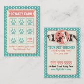 ペットトリマーロイヤリティカード – Personalizable ロイヤリティカード (正面/裏面)