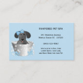 ペットトリマー名刺 名刺 (正面)