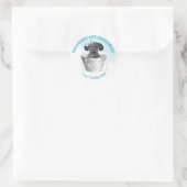 ペットトリマー子犬インタバキュート ラウンドシール (バッグ)