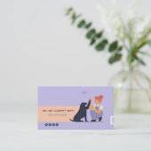 ペットトリマー/プロフェッショナルファー気にカード 名刺 (スタンド正面)