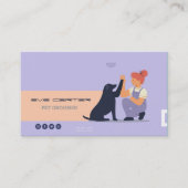 ペットトリマー/プロフェッショナルファー気にカード 名刺 (正面)