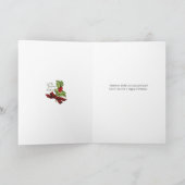 ペットトリマー-ヴィンテージサンタのためのクリスマスカード シーズンカード (内部)