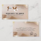 ペットトリマー | 可愛い犬 | ヘアツール 名刺 (正面/裏面)