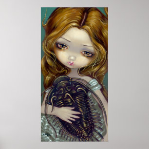 ペットトリロバイトファンタジーローブローアートプリント ポスター