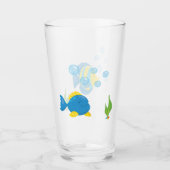 ペットトロピカルフィッシュボウル水族館 タンブラーグラス (正面)