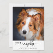 ペットドいけなグパーソナライズされたの写真の定義 シーズンカード (正面)