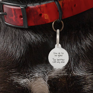 ペットドッグおもしろいキャットカスタマイズユーアID 失った ペット　ネームタグ