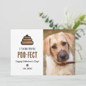 ペットドッグおもしろいバレンタインの日 カード (スタンド正面)