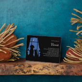 ペットドッグキャットスピリチュアルメモリアル名前をカスタムする フォトプラーク (側面)