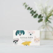 ペットドッグキャットブティックアパレル衣料襟 名刺 (スタンド正面)