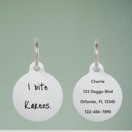 ペットドッグキャットIにかまれたカレンおもしろいスのカカスタムラー失った ペット　ネームタグ