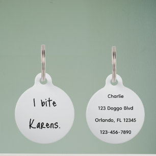 ペットドッグキャットIにかまれたカレンおもしろいスのカカスタムラー失った ペット　ネームタグ