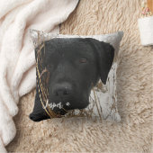 ペットドッグシンプル恋人パーソナライズされた2枚の写真 クッション (ブランケット)