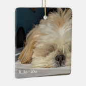 ペットドッグパーソナライズされたパピーオーナメント セラミックオーナメント (右)