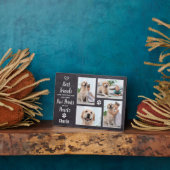 ペットド素朴ッグ記念写真集コラージュ記念 フォトプラーク (側面)