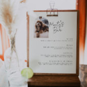 ペットバー メニュー看板 ポスター