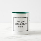 ペットパパの大きいマグ ツートーンマグカップ (中央)
