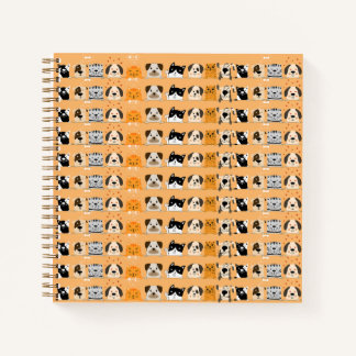 ペットパレード: 動物の顔たち ノートブック