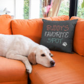 ペットパーソナライズされたお気に入りの愛犬向けスポット クッション