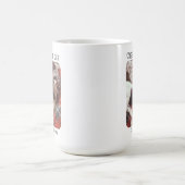 ペットパーソナライズされたの写真 コーヒーマグカップ (中央)