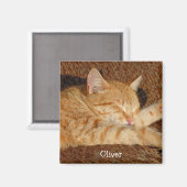 ペットパーソナライズされたの写真 マグネット (正面/裏面)