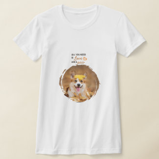 ペットパーソナライズされたの写真Tシャツ Tシャツ