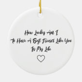 ペットパーソナライズされたオーナメント セラミックオーナメント (裏面)