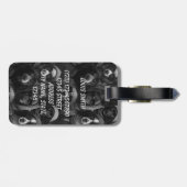 「ペットパーソナライズされたオーナーラゲッジタグクールドッグ」 ラゲッジタグ (裏面横)