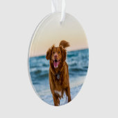 ペットパーソナライズされたクリスマスオーナメント オーナメント (正面)