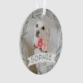 ペットパーソナライズされたクリスマスオーナメント オーナメント (正面)