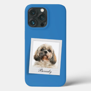 ペットパーソナライズされたドフォトフレーム名 iPhone 13 PROケース