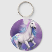 ペットパーソナライズされたフォトキーチェーンドッグユニコーン恋人 キーホルダー (正面)