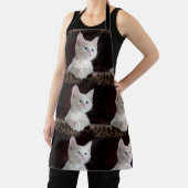 ペットパーソナライズされたフォトコラージュ猫好き エプロン (インサイチュ)