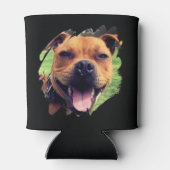 ペットパーソナライズされたフォトスタブホルダークーラーボックス 缶クーラー (裏面)