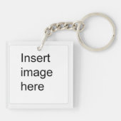 ペットパーソナライズされたフォトバレンタインデキーキーチェーン キーホルダー (裏面)