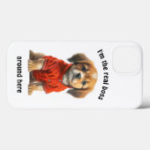 ペットパーソナライズされたフォトボス犬 Case-Mate iPhoneケース (裏面 (横))