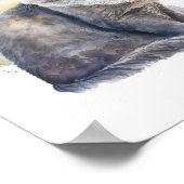 ペットパーソナライズされたポートレート、ペットギフト ポスター (角)