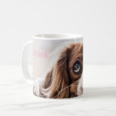 ペットパーソナライズされたマグ コーヒーマグカップ (正面左)