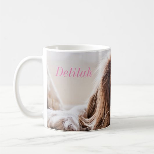 ペットパーソナライズされたマグ コーヒーマグカップ (左)