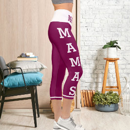 ペットパーソナライズされたママス猫の高い腰のキャプリス カプリレギンス